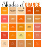 150 Shades of Orange: Color Names, Hex, RGB, CMYK Codes